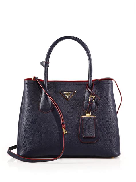 prada saffiano bag navy|Prada saffiano bag.